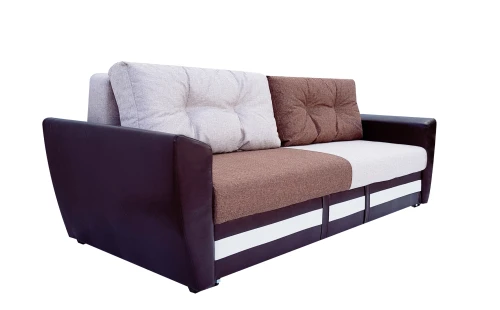 Диван еврокнижка Амстердам 160 рогожка комби