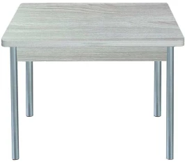 Симпл стол обеденный раскладной / Ясень светлый/металлик