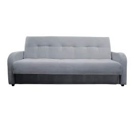 Диван-книжка ЛОНДОН серый 140 ЛЮКС, пружинный блок Боннель