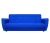 Диван Лира 140 синий ППУ