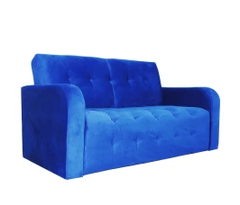 Диван  Оксфорд  90х170 велюр синий