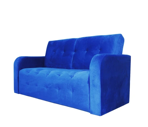 Диван  Оксфорд  90х170 велюр синий