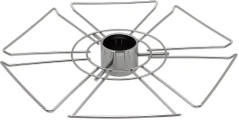 Полка для бокалов круглая центральная стальная Тип-1 Хром