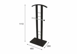 Вешалка костюмная ГАЛАНТ 321 металлик/венге