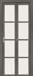 Межкомнатная складная дверь mr.wood Твигги-11.3 Grey Melinga Magic Fog