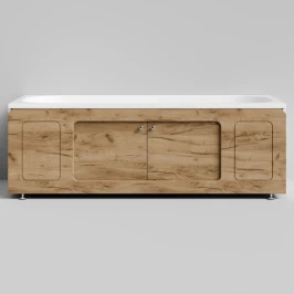 Экран-купе Лидер 1700, 2 раздвижные двери, Дуб Тортуга ПВХ 2357-43