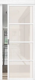 Межкомнатная дверь экошпон Твигги-11.3 Snow Melinga Magic Fog