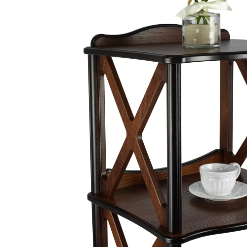 Этажерка-стеллаж Джульетта-3 орех