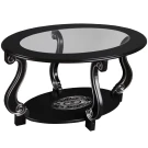 Стол журнальный Овация (С) венге/серебро