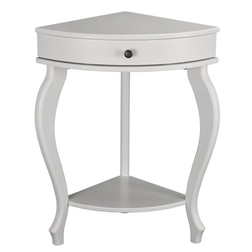 Консоль угловая Элегант молочный дуб Л