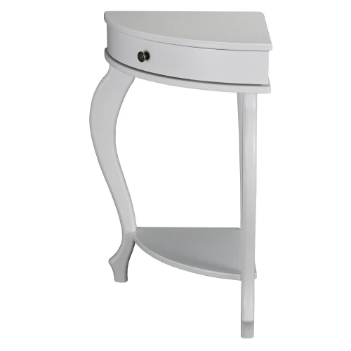 Консоль угловая Элегант молочный дуб Л