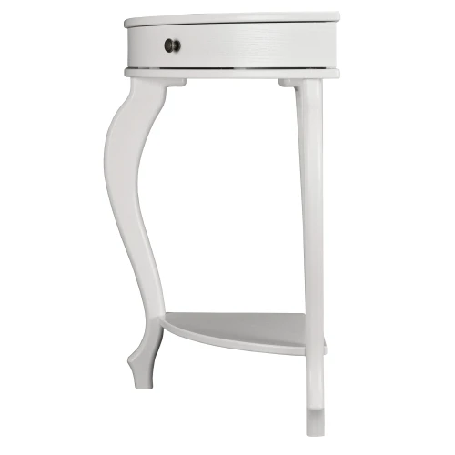 Консоль угловая Элегант молочный дуб Л