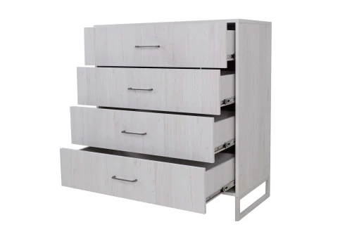 Комод ВИРТОН-31, Винтерберг / Белый