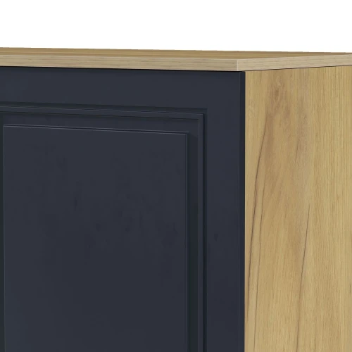 Шкаф-пенал Вега Сапфир, темно-синий