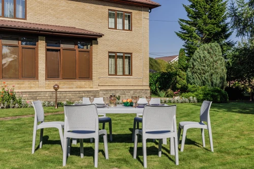 Обеденный комплект JULY M светло-серый