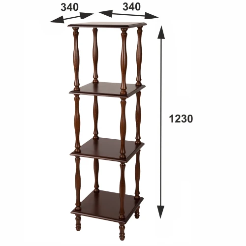 Этажерка П 8 средне-коричневый