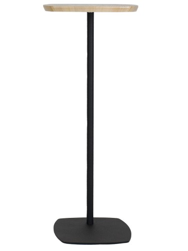 Стол придиванный Дей дуб янтарный/черный