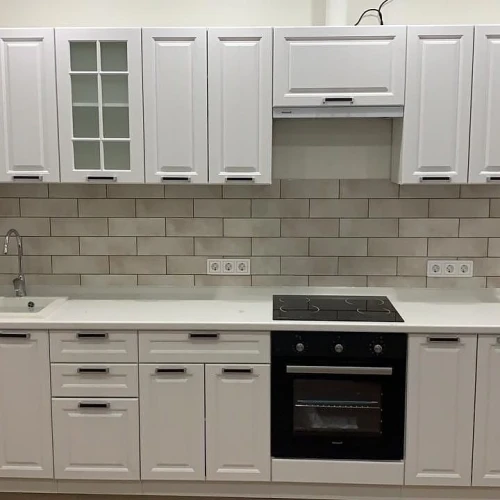 Кухня Прага белое дерево на заказ 2.8 м от фабрики Виват