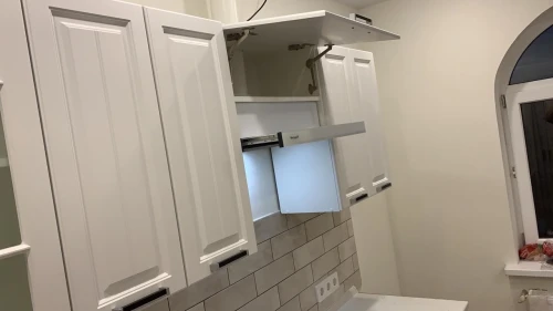 Кухня Прага белое дерево на заказ 2.8 м от фабрики Виват