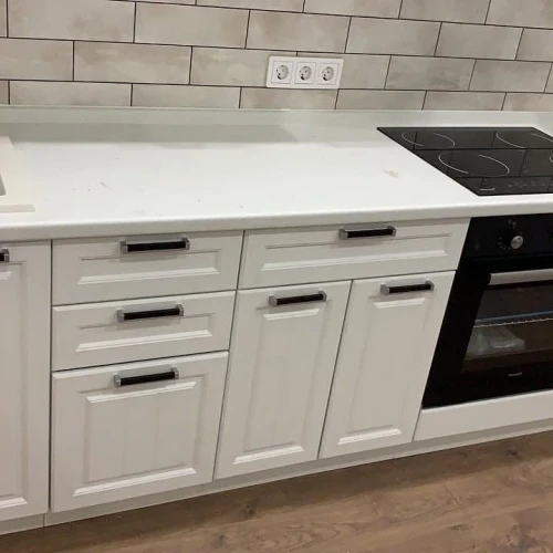 Кухня Прага белое дерево на заказ 2.8 м от фабрики Виват