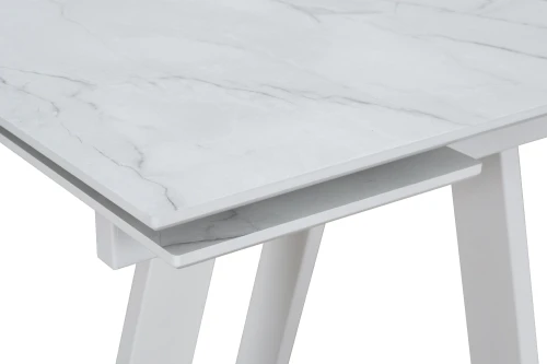 Стол обеденный WINGS Жемчужный Перито/Белый, Белый