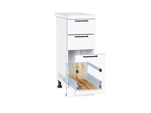 Ящик высокий POWER BOX2 с рейлингом Дуб Вотан 199*268*447