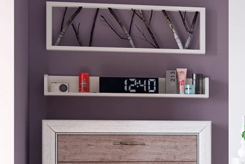 Полка навесная, OLIVIA, цвет вудлайн крем