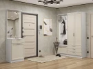 Готовая прихожая Стиль-04 Cream Silkwood Белый
