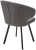 Стул ХИЛТОН 360 град., цвет B28 Темно-серый, велюр / черный каркас М-City