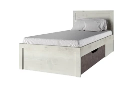 Кровать 90, BJORK, цвет ольха полярная