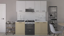 Кухонный гарнитур Леко Берген 2000 белый/Агат/Терра Кухонный гарнитур Леко Берген 2000 белый/Агат/Терра
