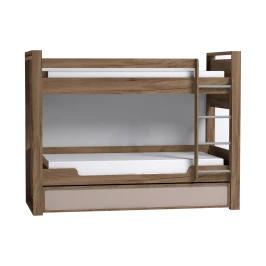 Кровать двухъярусная Nature 90 90х190, дуб табачный
