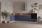 Кухонный гарнитур КГ Угловой 1500х3150 (с пм) , Ежевика  Арника РМ в.6