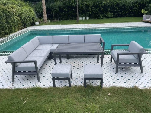 Комплект мебели из алюминия Graphite VIII