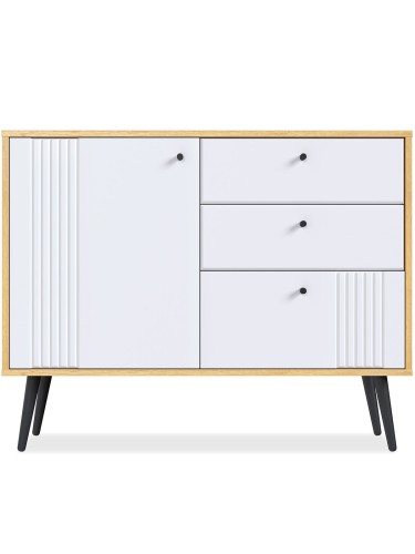 Комод Вега Саксония 105, белый матовый