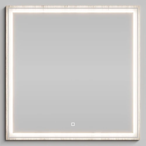 Зеркало Лайт 80, Дубослив ореховый светлый ПВХ 3445