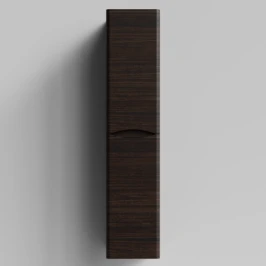 Пенал Адель 30 (2 двери) подвесной, Палисандр ПВХ 43101, правый, бельевая корзина