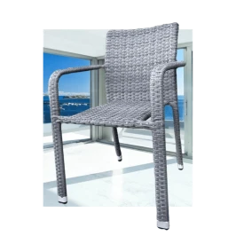 Плетеный стул AFM-4030gGrey