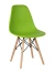 GH801/DC111 Стул пластиковый, ФИСТАШКОВЫЙ#68054, каркас бук