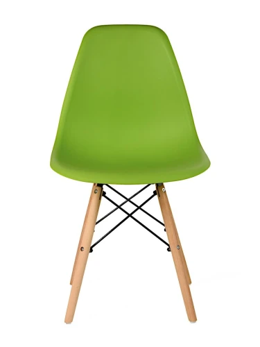 GH801/DC111 Стул пластиковый, ФИСТАШКОВЫЙ#68054, каркас бук