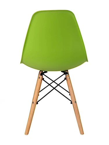 GH801/DC111 Стул пластиковый, ФИСТАШКОВЫЙ#68054, каркас бук