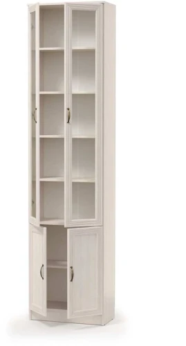 Шкаф комбинированный В-18 Оливия Вудлайн кремовый/Аруша Венге