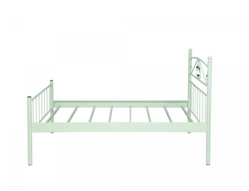 Кровать двойная Лацио 42.27-01 Металл белый