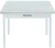 Симпл стол обеденный раскладной с ящиком / бетон белый/белый