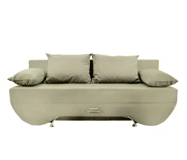 Диван еврокнижка Марсель рогожка бежевая,140