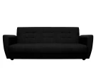 Диван Лира 140 черный ППУ