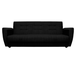 Диван Лира 140 черный ППУ