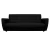 Диван Лира 140 черный ППУ