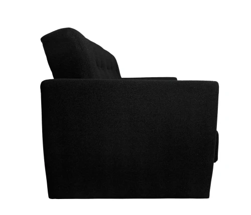 Диван Лира 140 черный ППУ