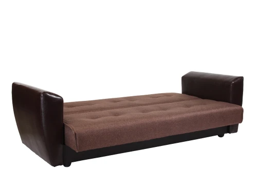 Диван книжка Амстердам 120 рогожка коричневая